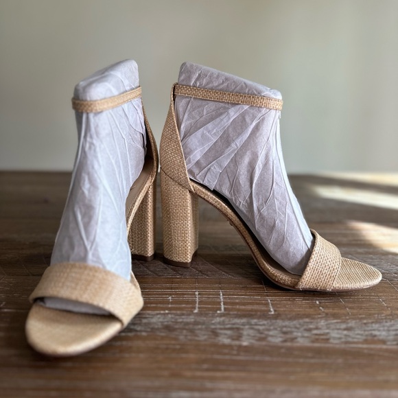 Sam Edelman NWOB Yaro Heel in Bleached Beechwood, Size 8 - Picture 7 of 16